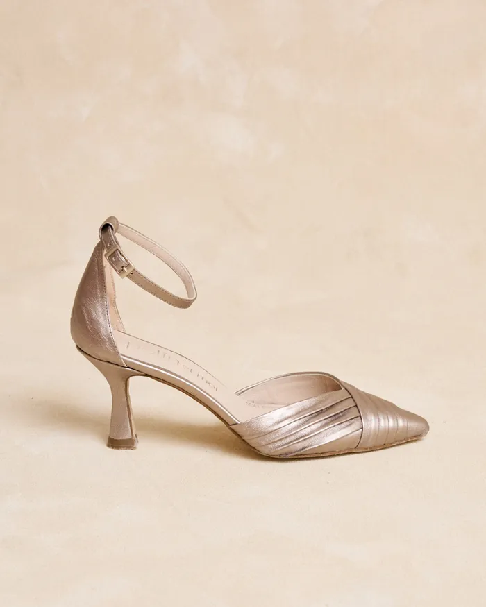 Polin Et Moi Bilma Reel Shoe Silver Women Heels Polin Et Moi Bilma Reel Shoe Silver Women Heels