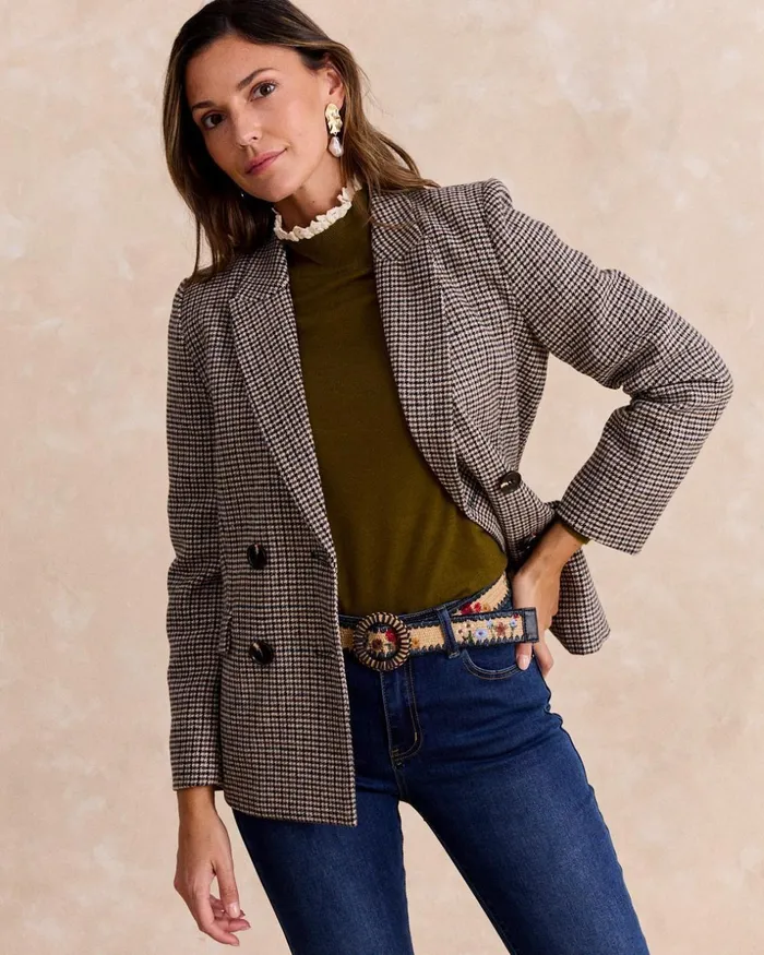 Polin Et Moi Bimba Crusade Blazer Brown Women Blazer And Jackets Polin Et Moi Bimba Crusade Blazer Brown Women Blazer And Jackets