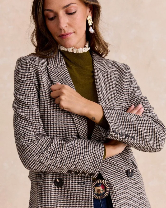 Polin Et Moi Bimba Crusade Blazer Brown Women Blazer And Jackets Polin Et Moi Bimba Crusade Blazer Brown Women Blazer And Jackets