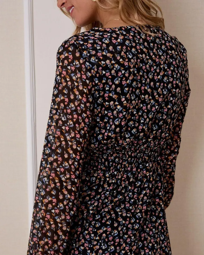 Polin Et Moi Cunila Print Dress Black Women Dresses And Jumpsuits Polin Et Moi Cunila Print Dress Black Women Dresses And Jumpsuits