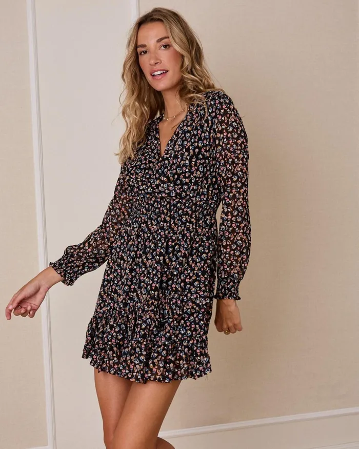 Polin Et Moi Cunila Print Dress Black Women Dresses And Jumpsuits Polin Et Moi Cunila Print Dress Black Women Dresses And Jumpsuits