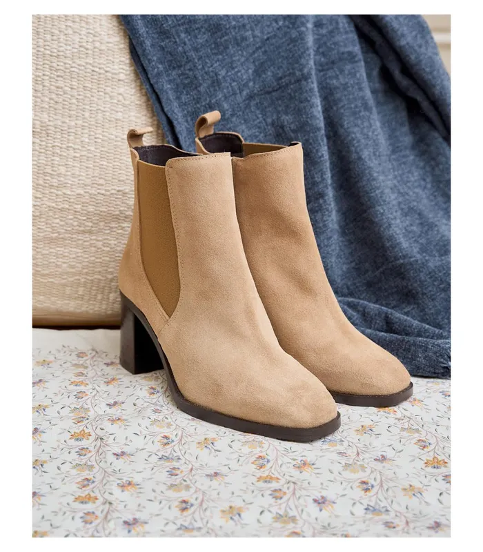 Polin Et Moi Hebba Elastic Ankle Boots Leather Women Ankle Boots Polin Et Moi Hebba Elastic Ankle Boots Leather Women Ankle Boots