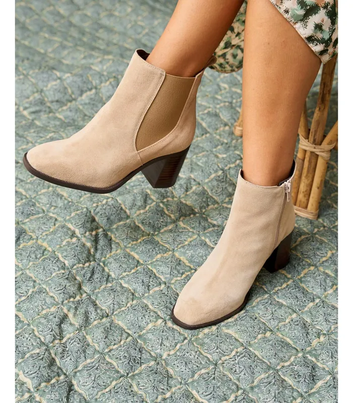 Polin Et Moi Hebba Elastic Ankle Boots Leather Women Ankle Boots Polin Et Moi Hebba Elastic Ankle Boots Leather Women Ankle Boots