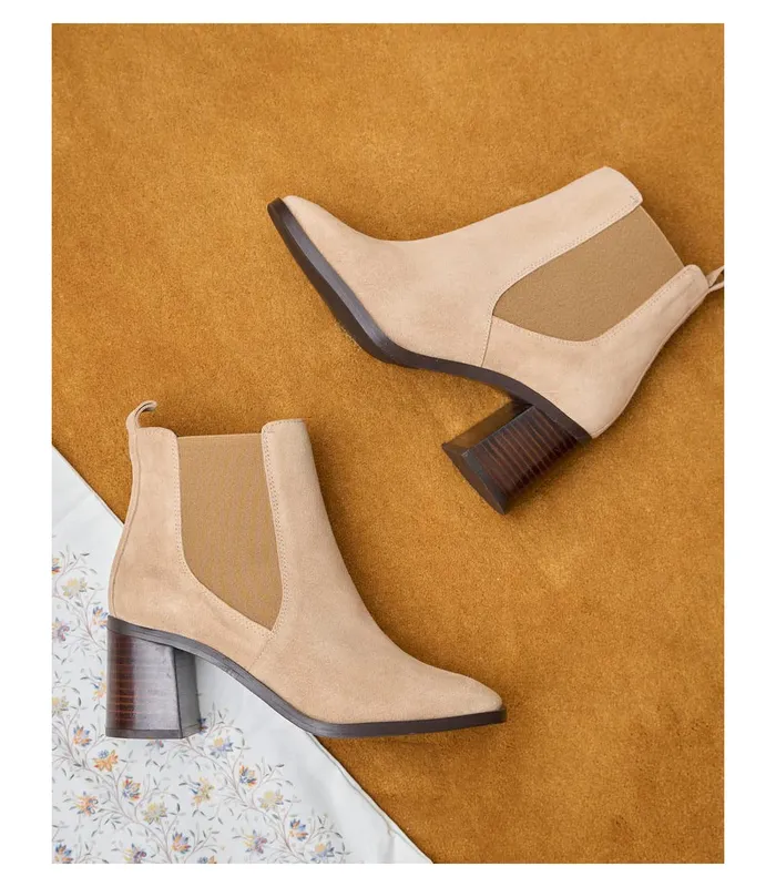 Polin Et Moi Hebba Elastic Ankle Boots Leather Women Ankle Boots Polin Et Moi Hebba Elastic Ankle Boots Leather Women Ankle Boots