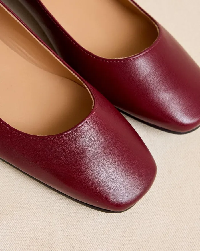 Polin Et Moi Mary Jane Buckle Purpina Cherry Women Flats Polin Et Moi Mary Jane Buckle Purpina Cherry Women Flats
