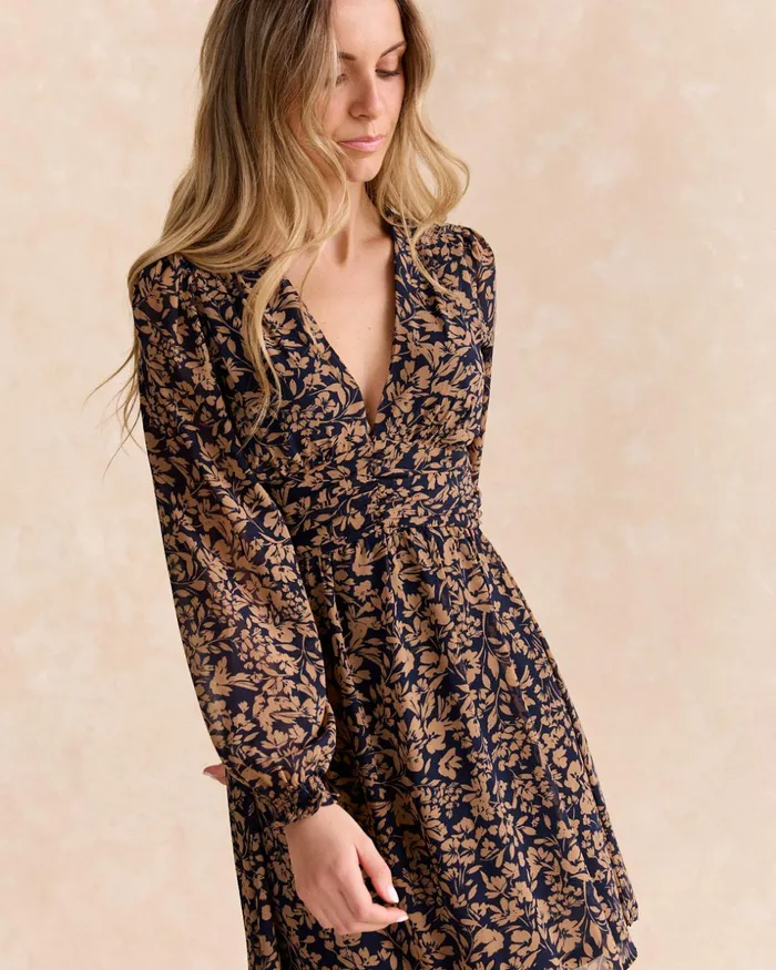 Polin Et Moi Valeria Print Dress Marine Women Dresses And Jumpsuits Polin Et Moi Valeria Print Dress Marine Women Dresses And Jumpsuits