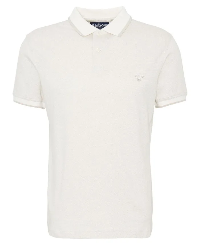 Powburn Polo Shirt Mist Men Barbour Polo Shirts