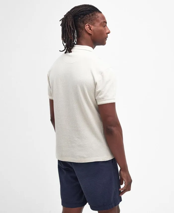 Powburn Polo Shirt Mist Men Barbour Polo Shirts