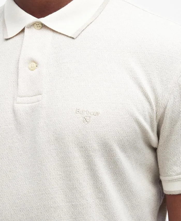 Powburn Polo Shirt Mist Men Barbour Polo Shirts