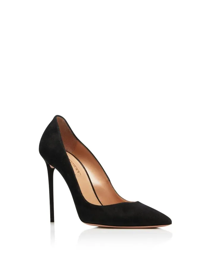 Purist Pump 105 Black Women Aquazzura Essentials Purist Pump 105 Black Women Aquazzura Essentials