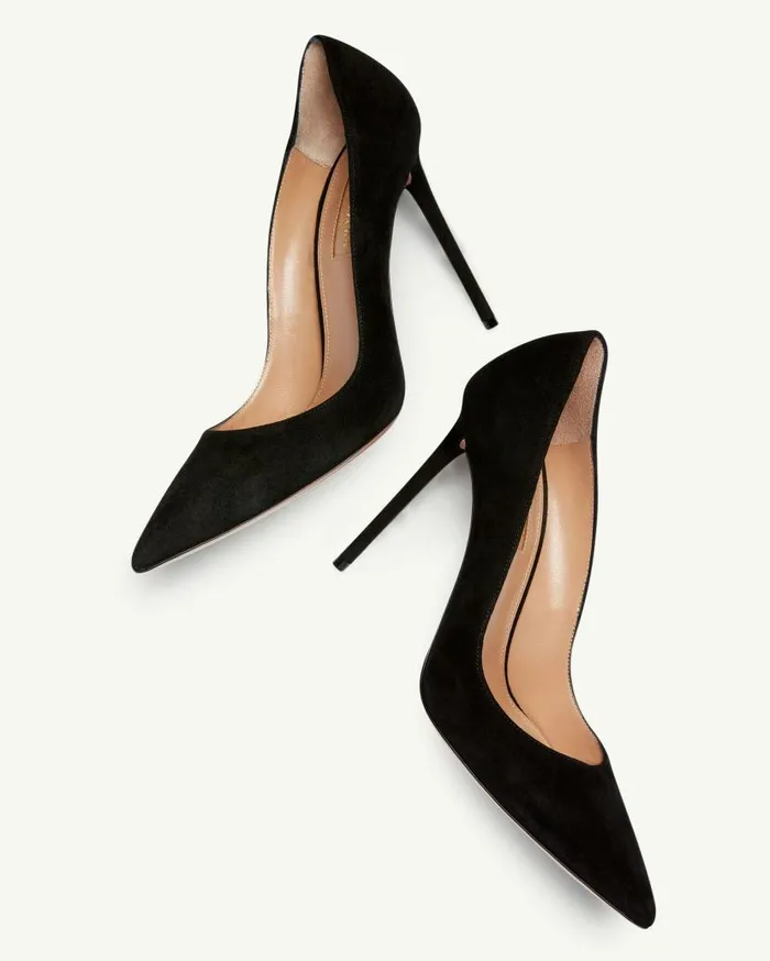 Purist Pump 105 Black Women Aquazzura Essentials Purist Pump 105 Black Women Aquazzura Essentials