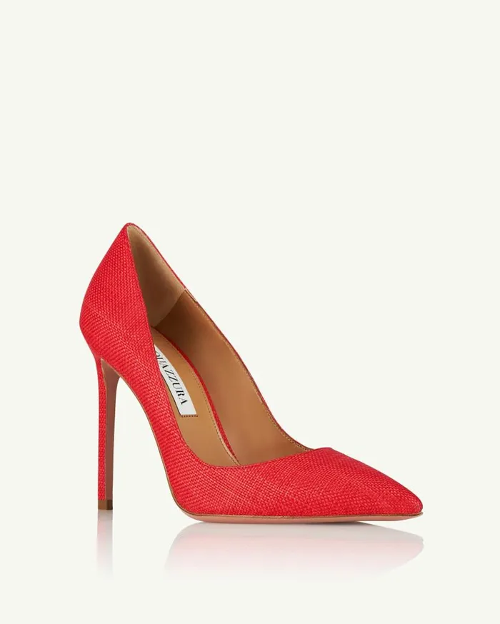 Purist Pump 105 Red Women Aquazzura Essentials