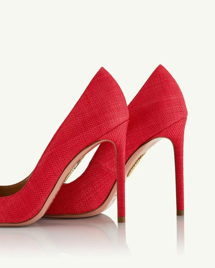 Purist Pump 105 Red Women Aquazzura Essentials Purist Pump 105 Red Women Aquazzura Essentials