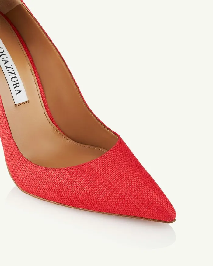 Purist Pump 105 Red Women Aquazzura Essentials Purist Pump 105 Red Women Aquazzura Essentials
