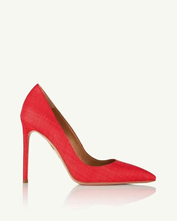 Purist Pump 105 Red Women Aquazzura Pumps Purist Pump 105 Red Women Aquazzura Pumps
