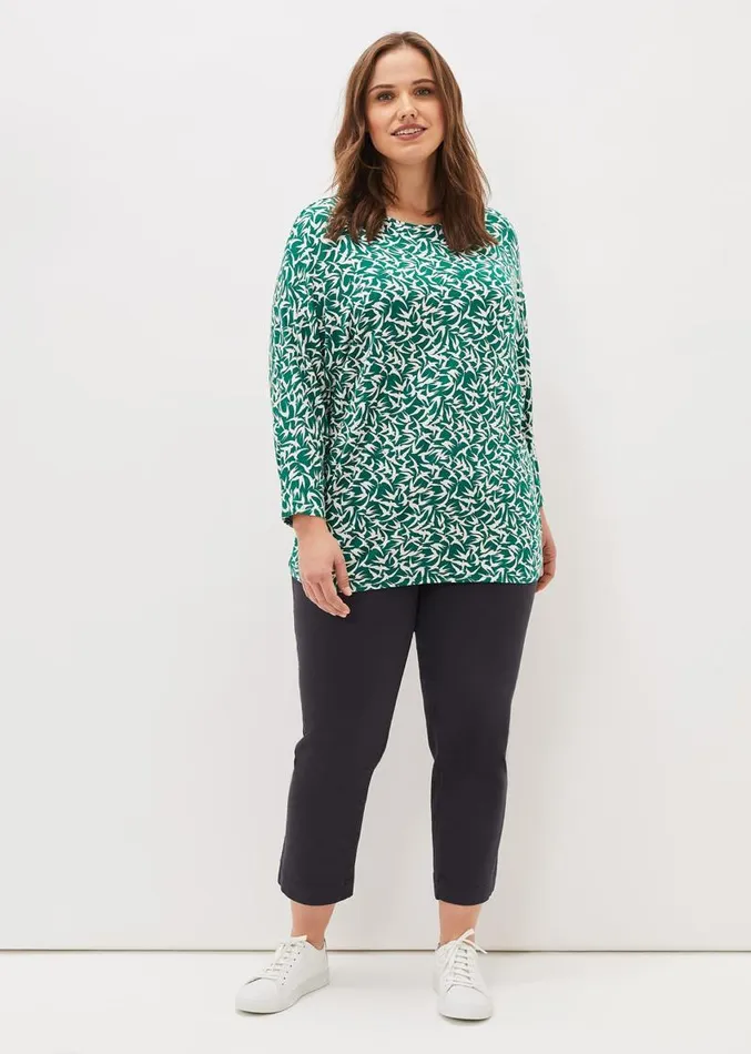Quin Bird Print Top Greenivory Women Phase Eight Tops and TShirts