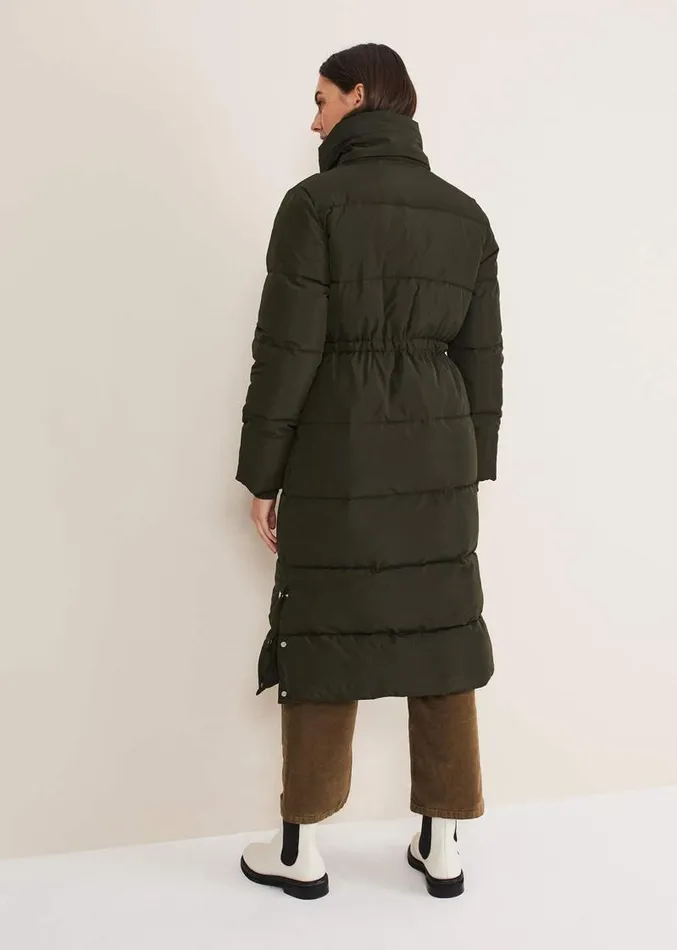Rae Asymetric Puffer Green Women Phase Eight Coats