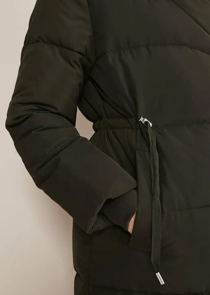 Rae Asymetric Puffer Green Women Phase Eight Coats