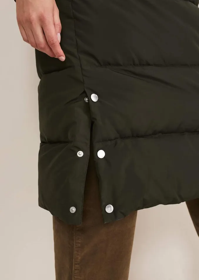 Rae Asymetric Puffer Green Women Phase Eight Coats