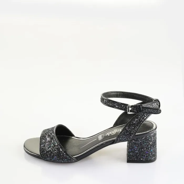 Rainelle Purpleblack Buffalo Heels