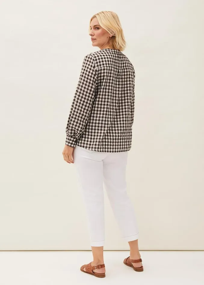 Ramona Cropped Straight Leg Jean White Women Phase Eight Jeans