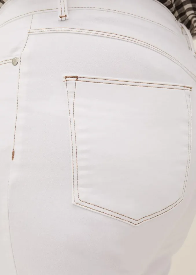 Ramona Cropped Straight Leg Jean White Women Phase Eight Jeans