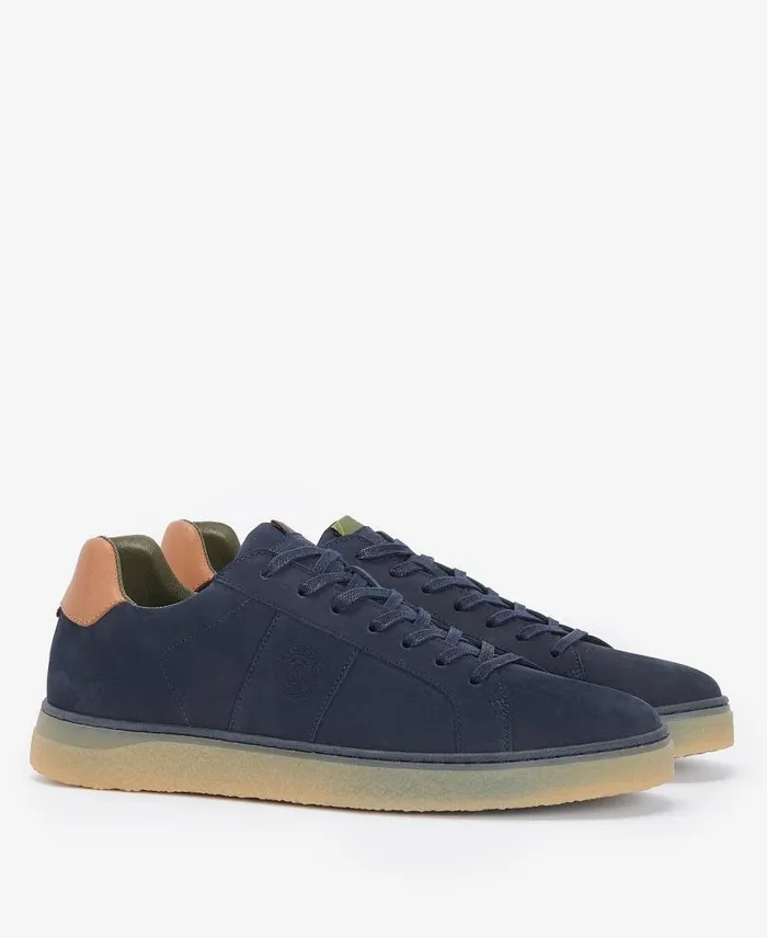 Reflect Runner Trainers Classic Navy Men Barbour Trainers
