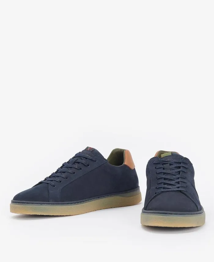 Reflect Runner Trainers Classic Navy Men Barbour Trainers