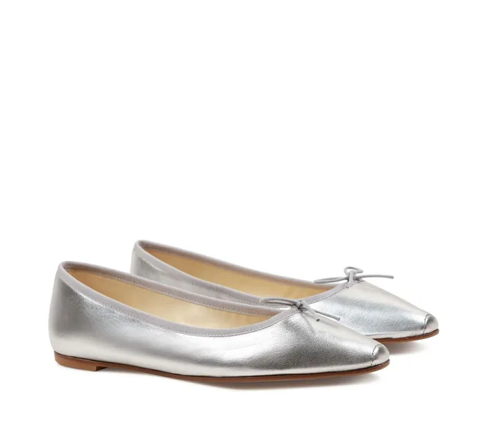 Repetto Womens Ballerinas Paula Ballerinas Silver