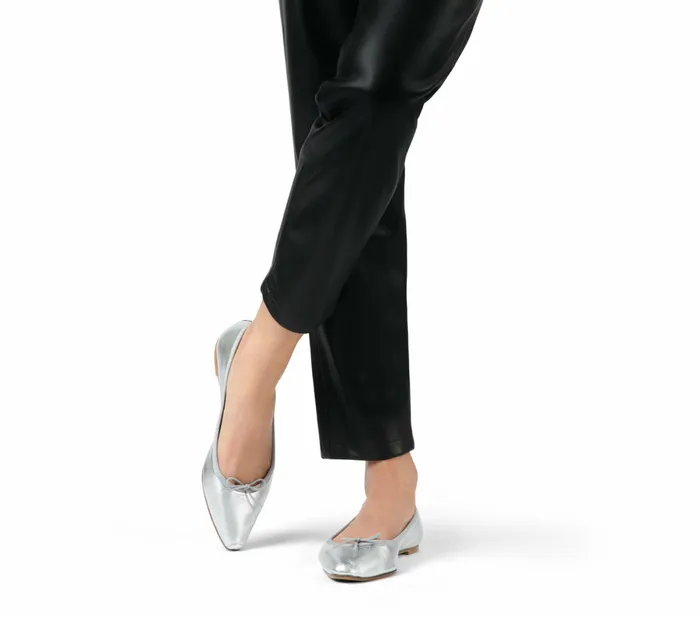 Repetto Womens Ballerinas Paula Ballerinas Silver