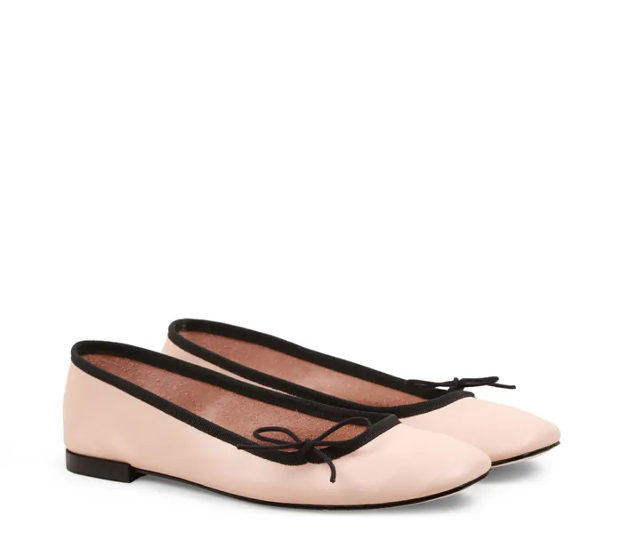 Repetto Womens Ballerinas Rosalina Ballerinas Almond Beige And Black