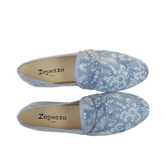 Repetto Womens Loafers Maestro Loafers Navy Blue Gift for Friend