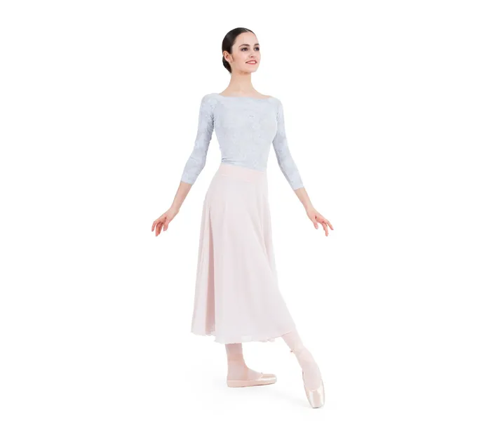 Repetto Womens Skirts Reversible Rehearsal Skirt Pink And Pearl Grey