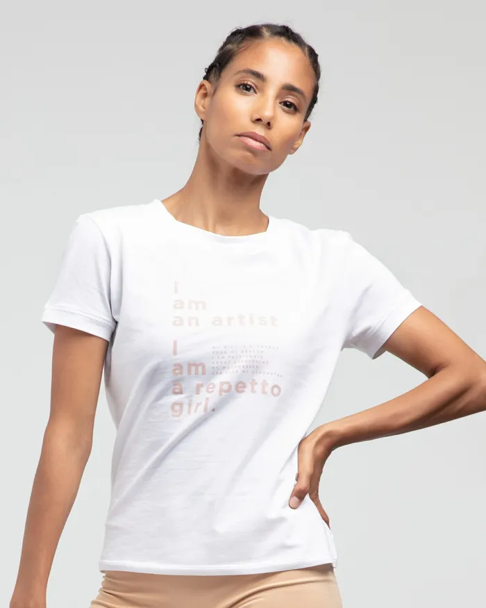 Repetto Womens Tops and TShirts 034I Am A Repetto Girl034 TShirt White Gift 4 You