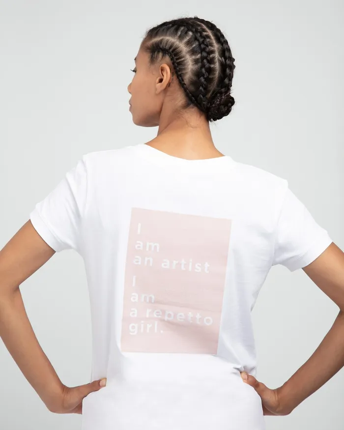 Repetto Womens Tops and TShirts 034I Am A Repetto Girl034 TShirt White Gift 4 You