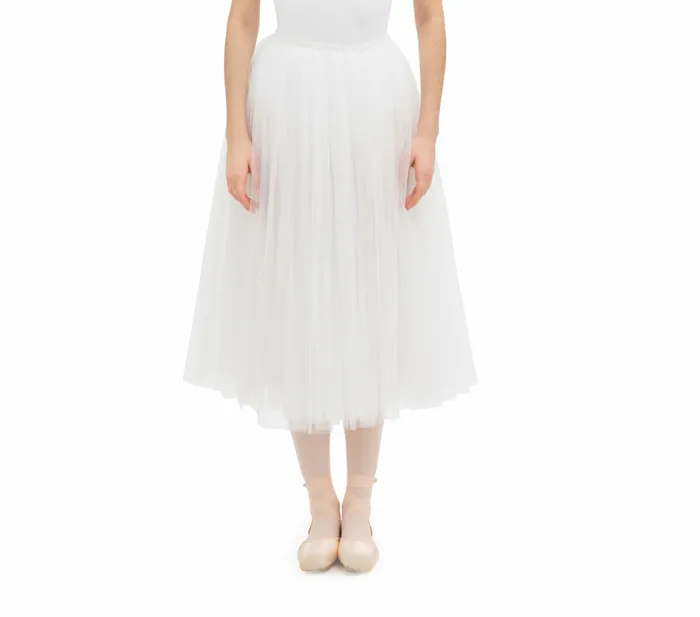 Repetto Womens Tutus and Skirts Rehearsal Tulle Skirt White