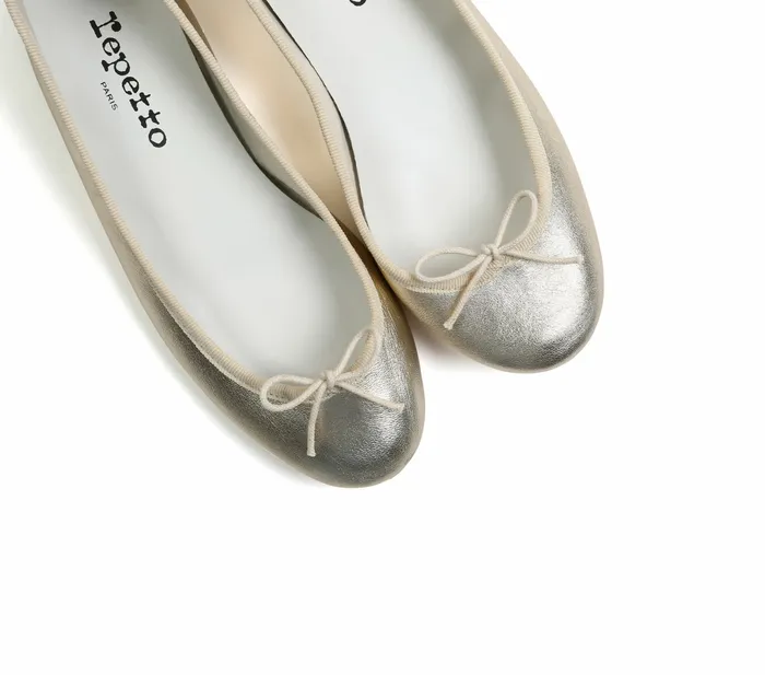 Repetto Womens Wedding Shoes Cendrillon Ballerinas Light Gold Gift for Friend