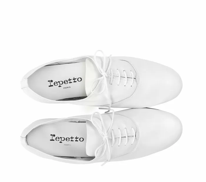 Repetto Womens Wedding Shoes Zizi Oxford Shoes White Gift Ideas
