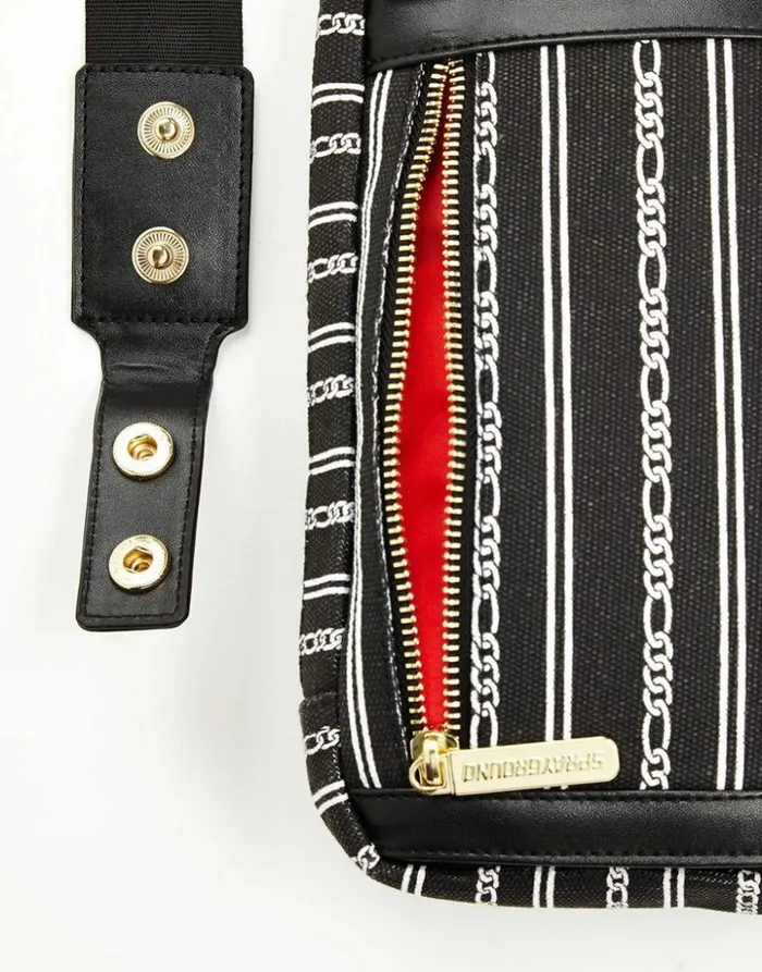 REVERSE BLACK SHARKS IN PARIS SLING Bags SPRAYGROUND