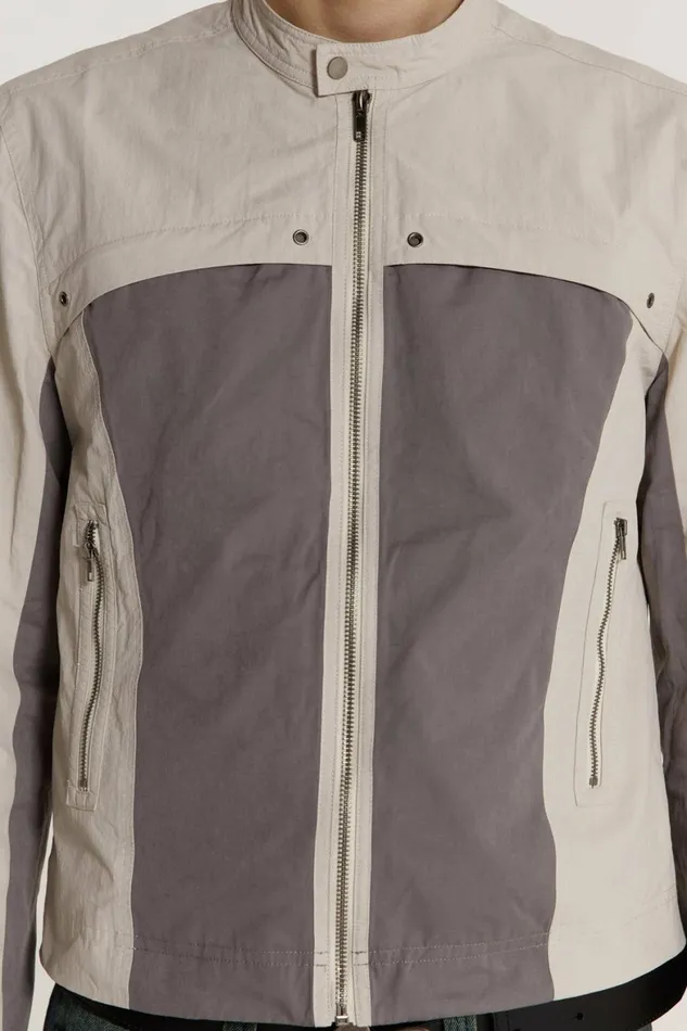 Rider Jacket White Men Jaded London Rider Jacket White Men Jaded London