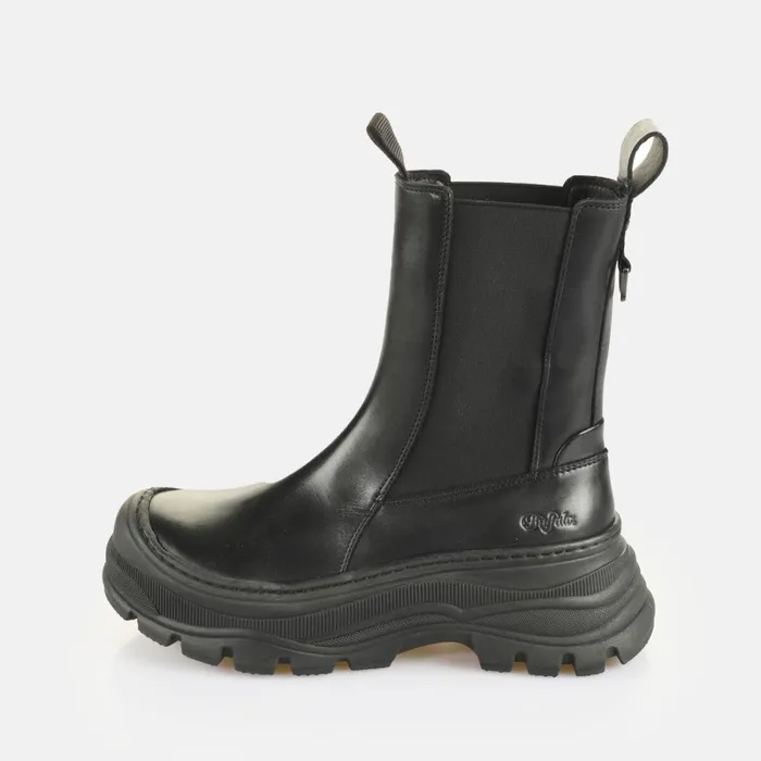Roam Chelsea Black Buffalo Boots and AnkleBoots