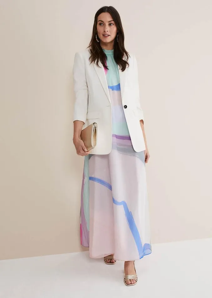 Ronnie Abstract Maxi Dress Multicoloured Women Phase Eight Dresses
