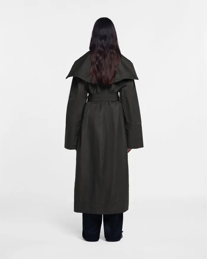 Ruta Tech Parachute Coat Off Off Black Women Nanushka Outerwear