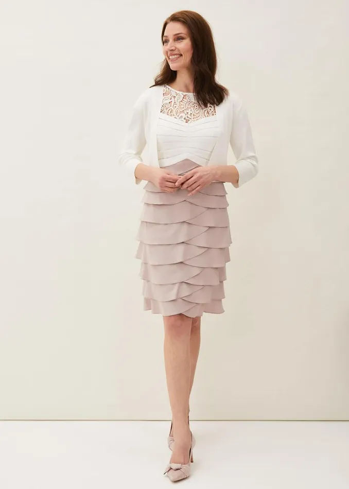Salma Lightweight Knitted Jacket Ivory Women Phase Eight Jackets