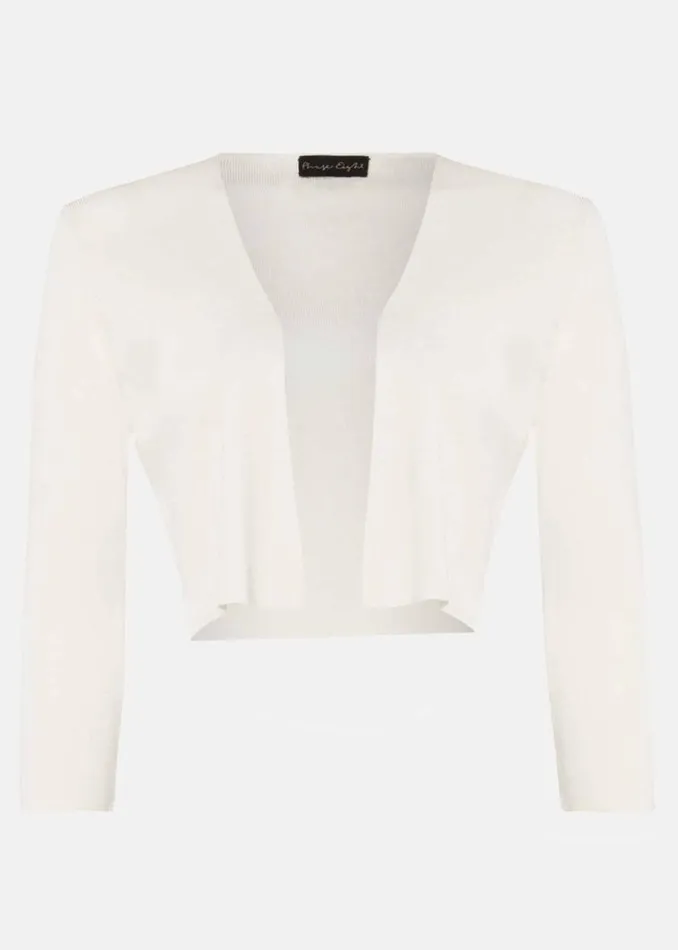 Salma Lightweight Knitted Jacket Ivory Women Phase Eight Jackets