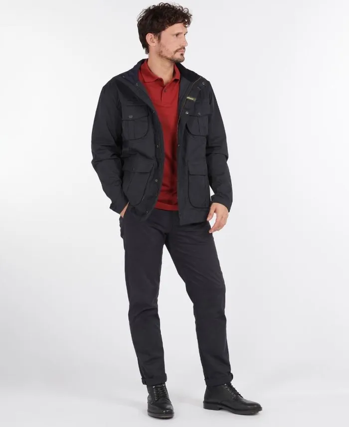 Sanderling Casual Jacket Dark Sand Men Barbour Casual Jackets