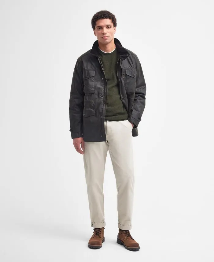 Sapper Wax Jacket Classic Blackclassic Men Barbour Waxed Jackets