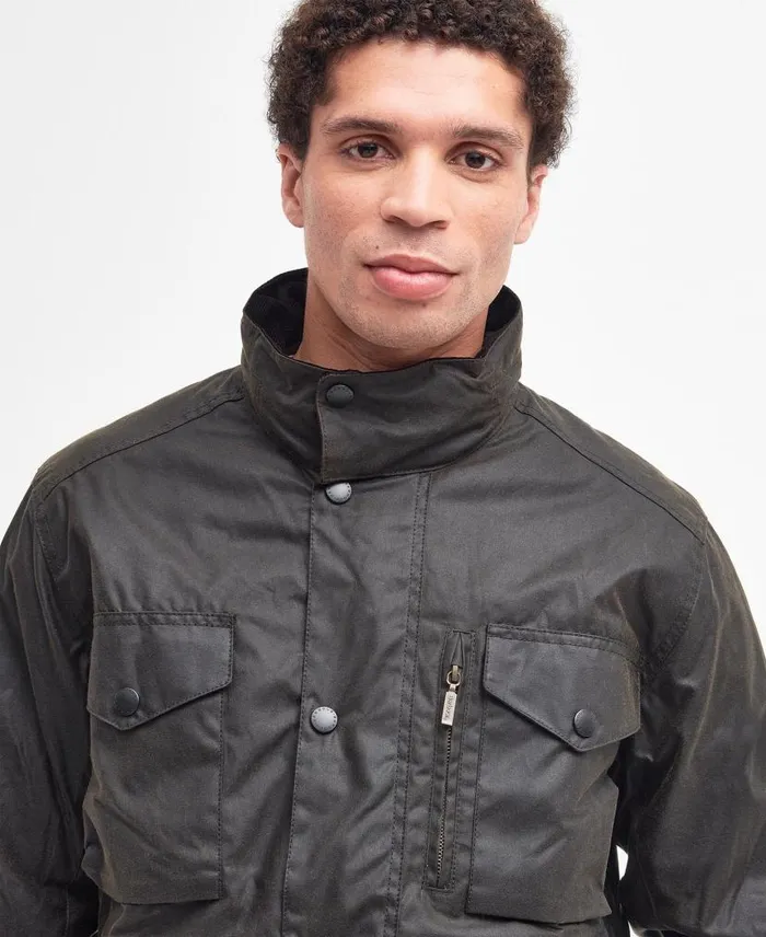 Sapper Wax Jacket Classic Blackclassic Men Barbour Waxed Jackets