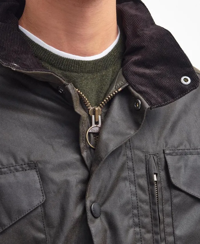 Sapper Wax Jacket Classic Blackclassic Men Barbour Waxed Jackets