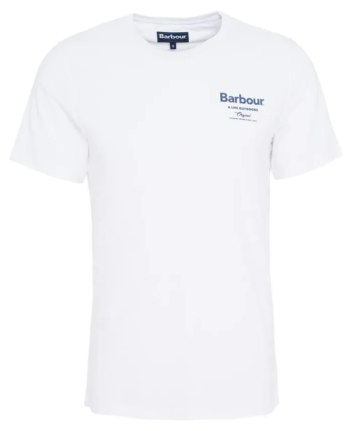 Satley Graphic TShirt Classic White Men Barbour TShirts